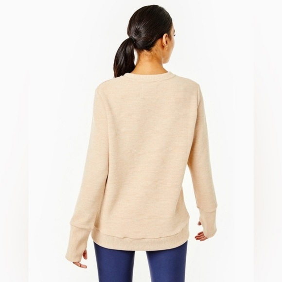 Addison Bay THE EVERYDAY Pullover Sweatshirt Heather Camel - Picture 9 of 12